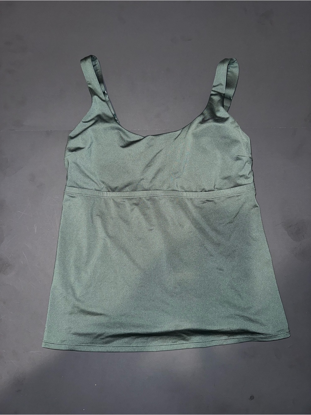 Nike Dark Green Scoop Neck Tank Top